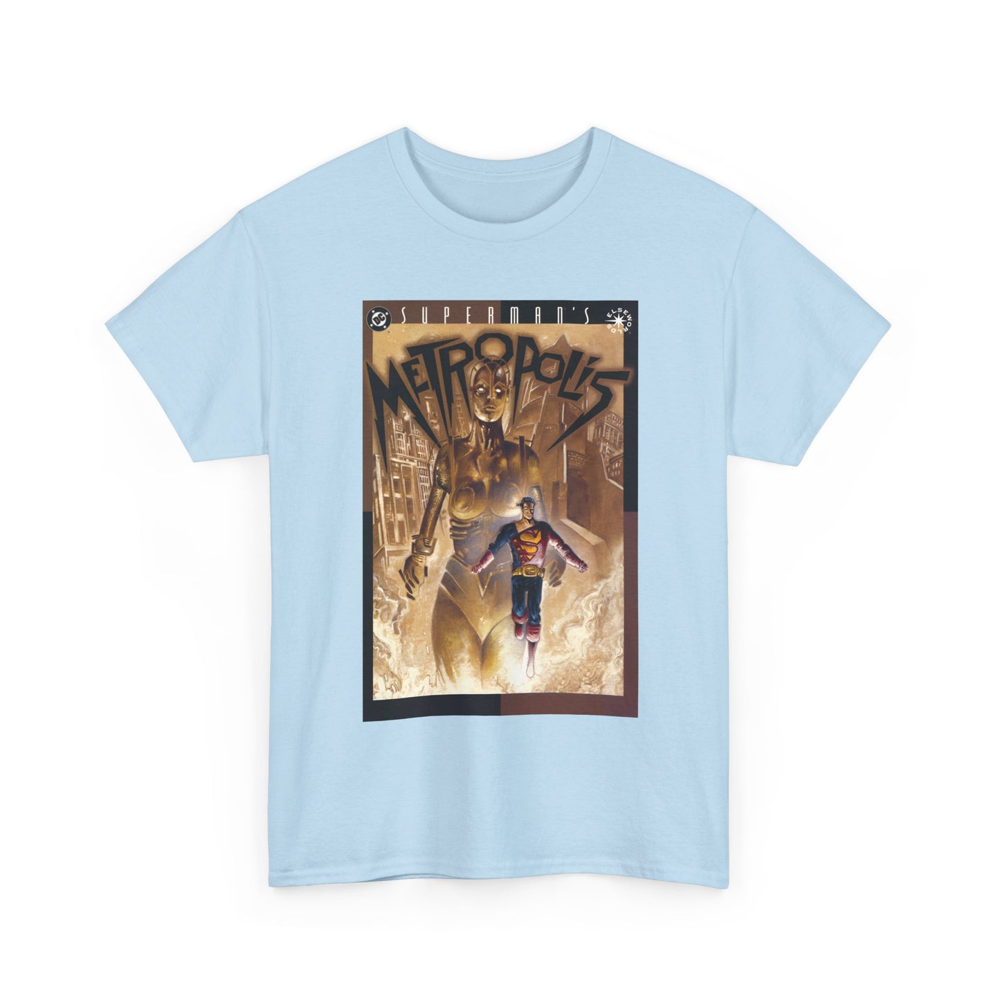 Superman's Metropolis T-Shirt - Ted McKeever Art - Elseworlds Art Based on Fritz Lang's Movie - DC Comics
