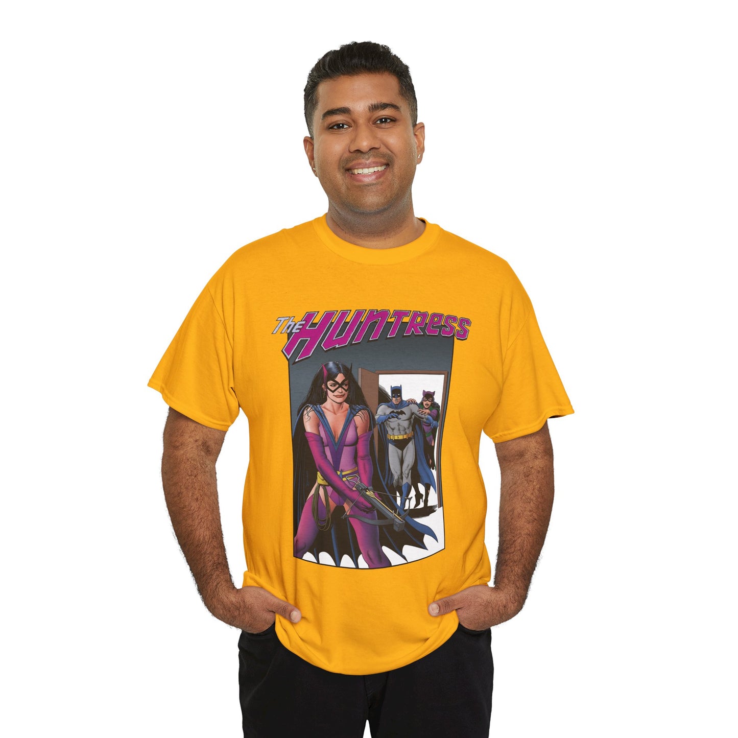 Huntress Shirt - Brian Bolland Art - Helena Wayne, Batman and Catwoman's Daughter - JSA Member, Earth 2 - DC Comics