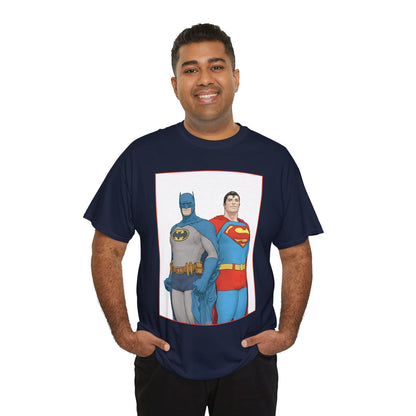 Superman & Batman T-Shirt - Frank Quitely Art - World's Finest Variant Cover Art - DC Comics