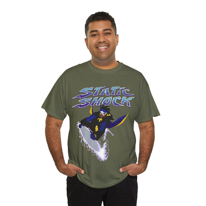 Static Shock T-Shirt - Milestone Comics - WB 1990s Animated Series - DC Comics - Virgil Hawkins