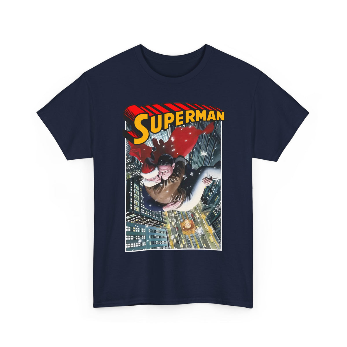 Superman Christmas T-Shirt - Alex Ross Art - DC Comics
