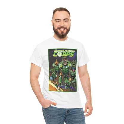 Green Lantern Corps T-Shirt - Brian Bolland Art - DC Comics - Hal Jordan, Tomar Re, Katma Tui