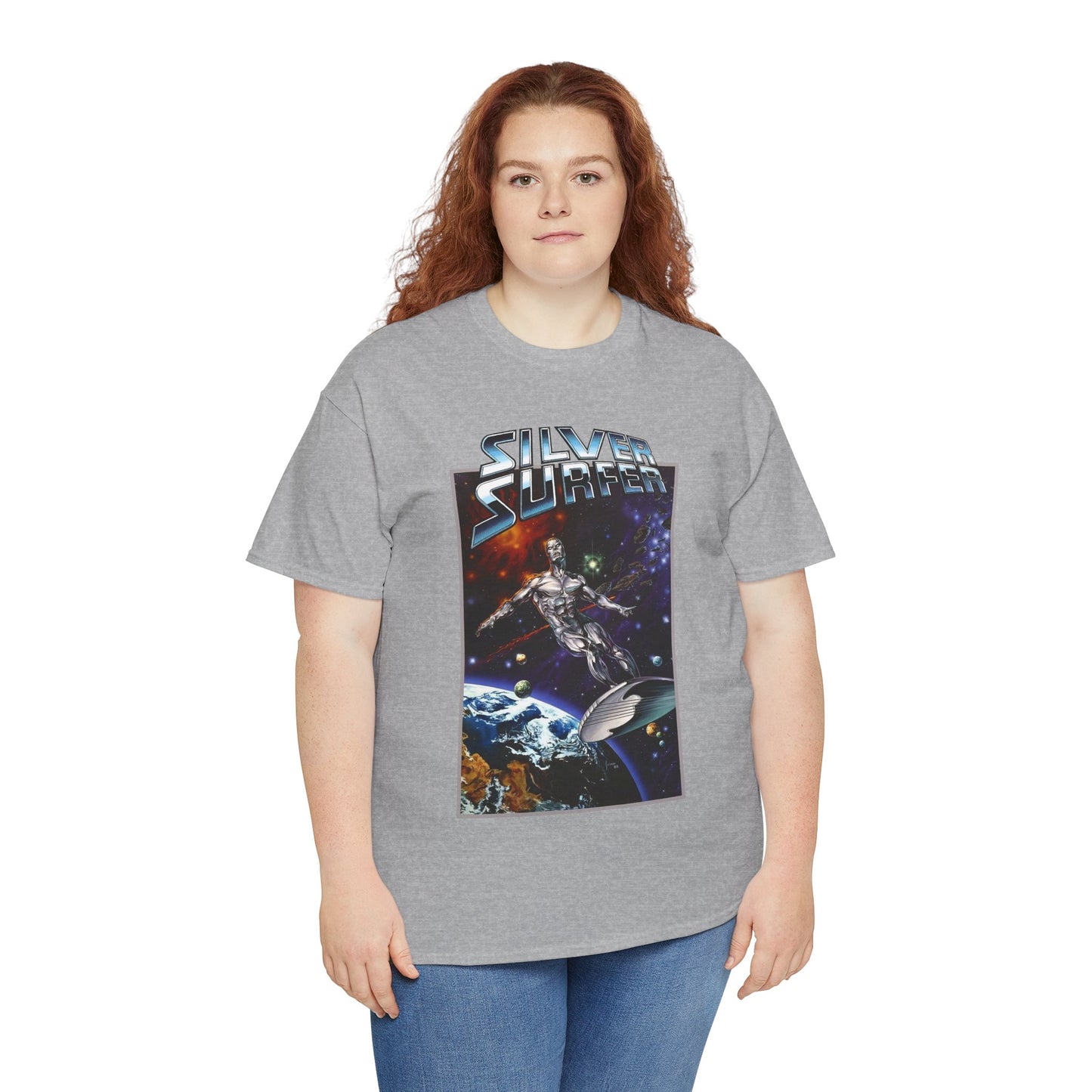 Silver Surfer T-Shirt - Amazing Joe Jusko Art - Marvel Comics Character - Former Herald of Galactus - Fantastic Four Connection - Norrin Radd