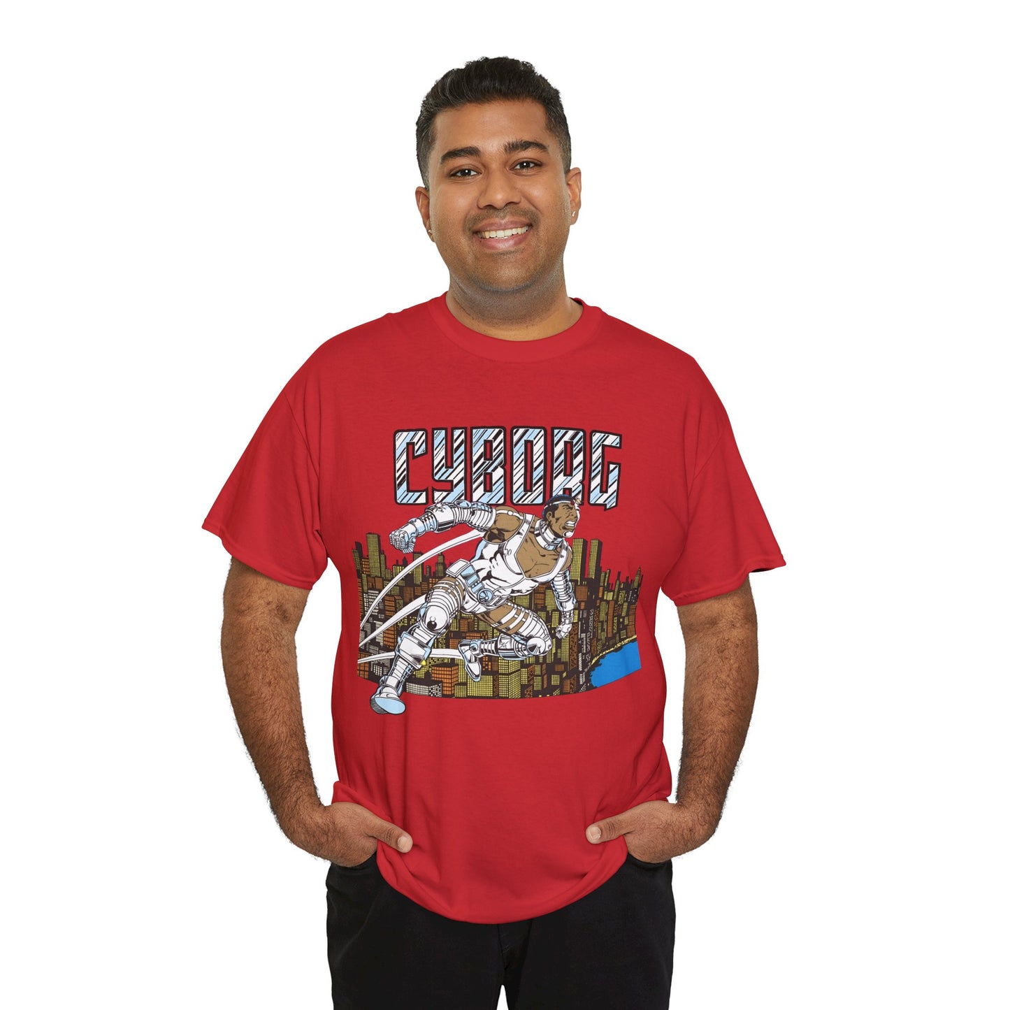 Cyborg T-Shirt - George Perez Art - New Teen Titans - DC Comics