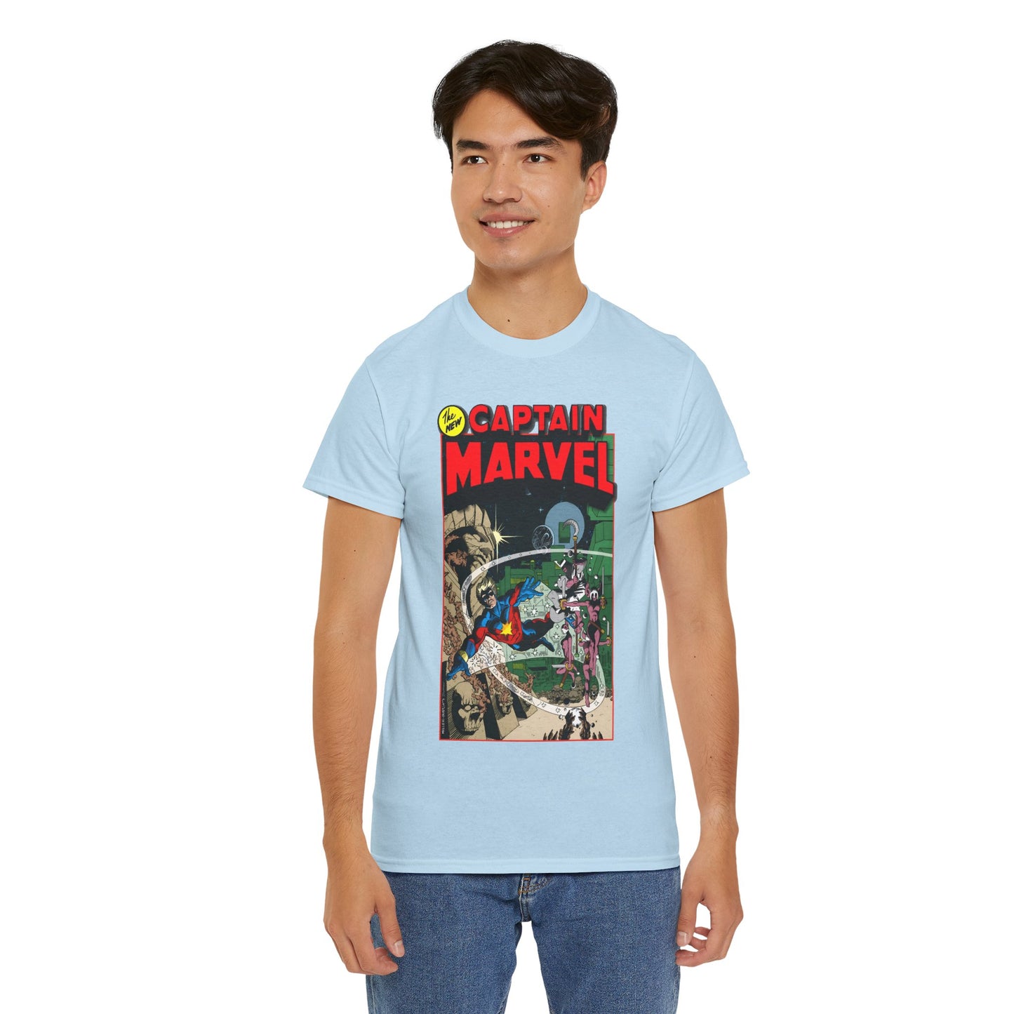 Captain Marvel T-Shirt - Frank Miller Art - Spotlight #8 Cover Art - Marvel Comics