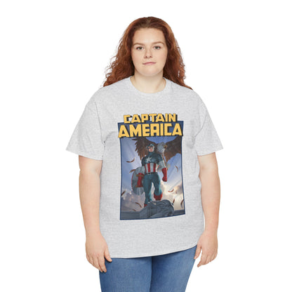 Captain America T-Shirt - Junggeun Yoon Art - Avengers Member - Marvel Comics