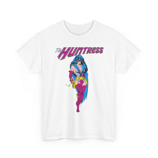 Huntress T-Shirt - Joe Staton Art - Helena Wayne, Daughter of Earth 2 Batman & Catwoman - Pre-Crisis JSA Member - DC Comics