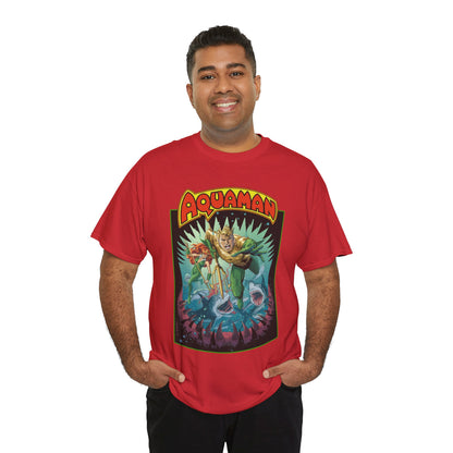 Aquaman T-Shirt - José Luis García-López Art - 80th Anniversary Variant Cover - Arthur Curry, Mera, Bronze Age Look - DC Comics