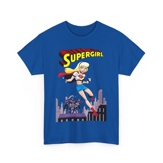 Supergirl T-Shirt - Bruce Timm Art - DC Comics Animated Series 1990s - Kara, Superman's Cousin