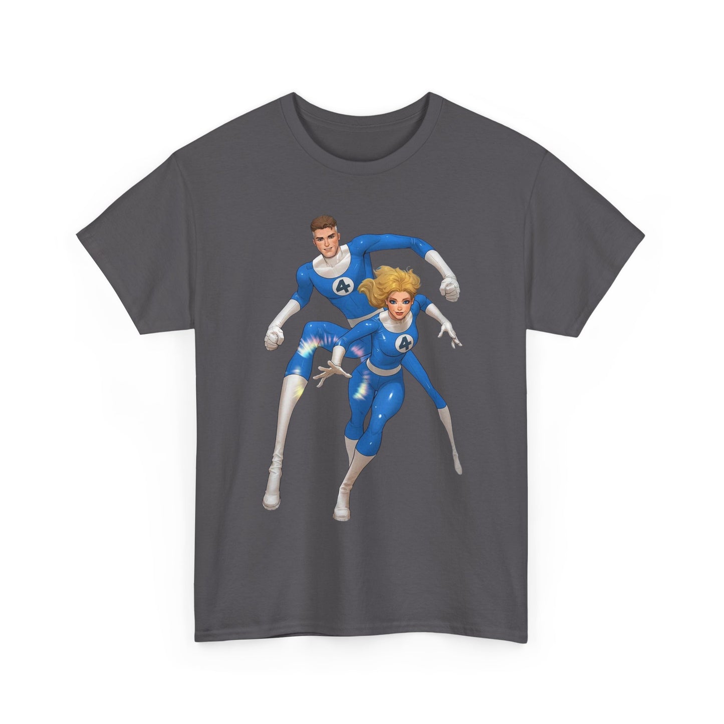 Mr. Fantastic & Invisible Woman T-Shirt - David Nakayama Art - Fantastic Four - Marvel Comics
