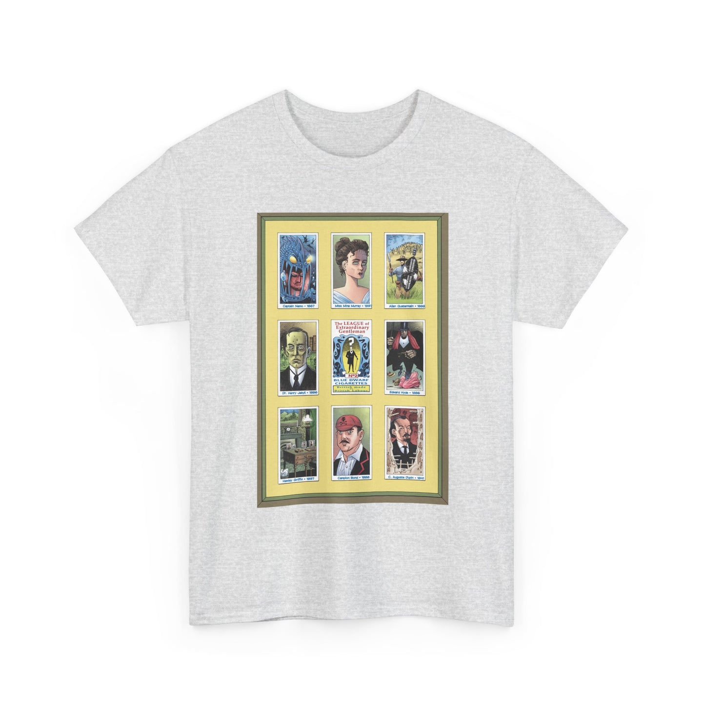 League of Extraordinary Gentlemen T-Shirt - Kevin O'Neill Art - Mina Murray, Captain Nemo, Allan Quatermain, Jekyll & Hyde - Alan Moore Story