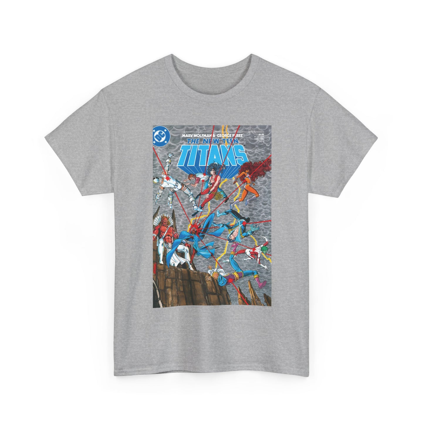 New Teen Titans T-Shirt - George Perez Art - Trigon the Terrible - DC Comics