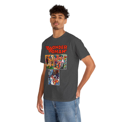 Wonder Woman T-Shirt - Ross Andru & Dick Giordano Art - Judgment in Infinity Story - Zatanna, Supergirl, Huntress, Power Girl, Raven, Wonder Girl, Starfire - DC Comics