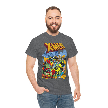 Giant-Sized X-Men T-Shirt - Dave Cockrum Art - Wolverine, Storm, Colossus, Cyclops, Nightcrawler, Thunderbird - New Chris Claremont Era - Marvel Comics
