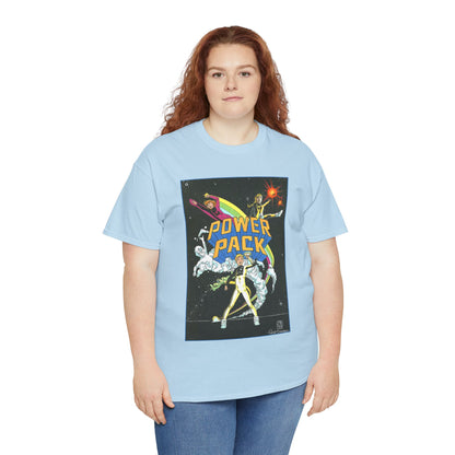 Power Pack T-Shirt - June Brigman, Roy Richardson, Bob Share Art - Ad Recreation - Marvel Comics