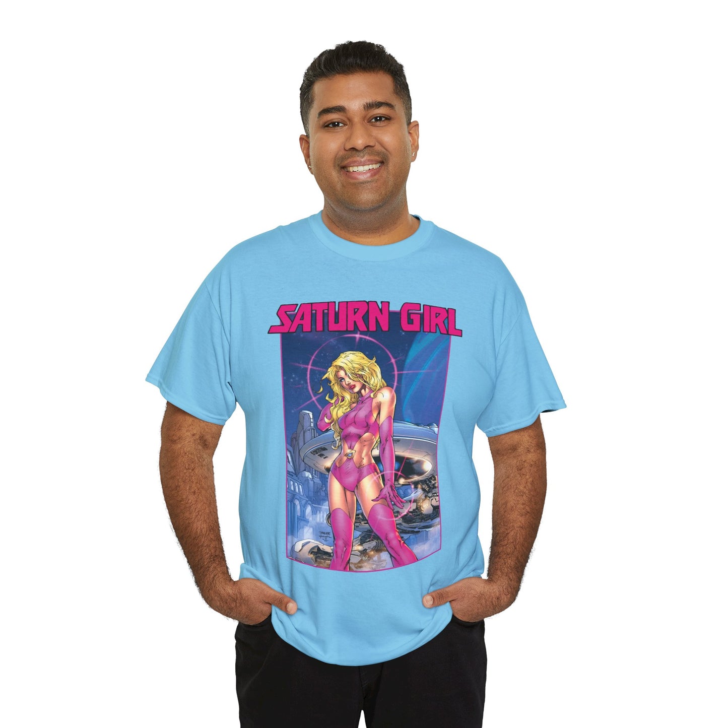 Saturn Girl T-Shirt - Jim Lee Art - Legion of Super-Heroes Founding Member - DC Comics