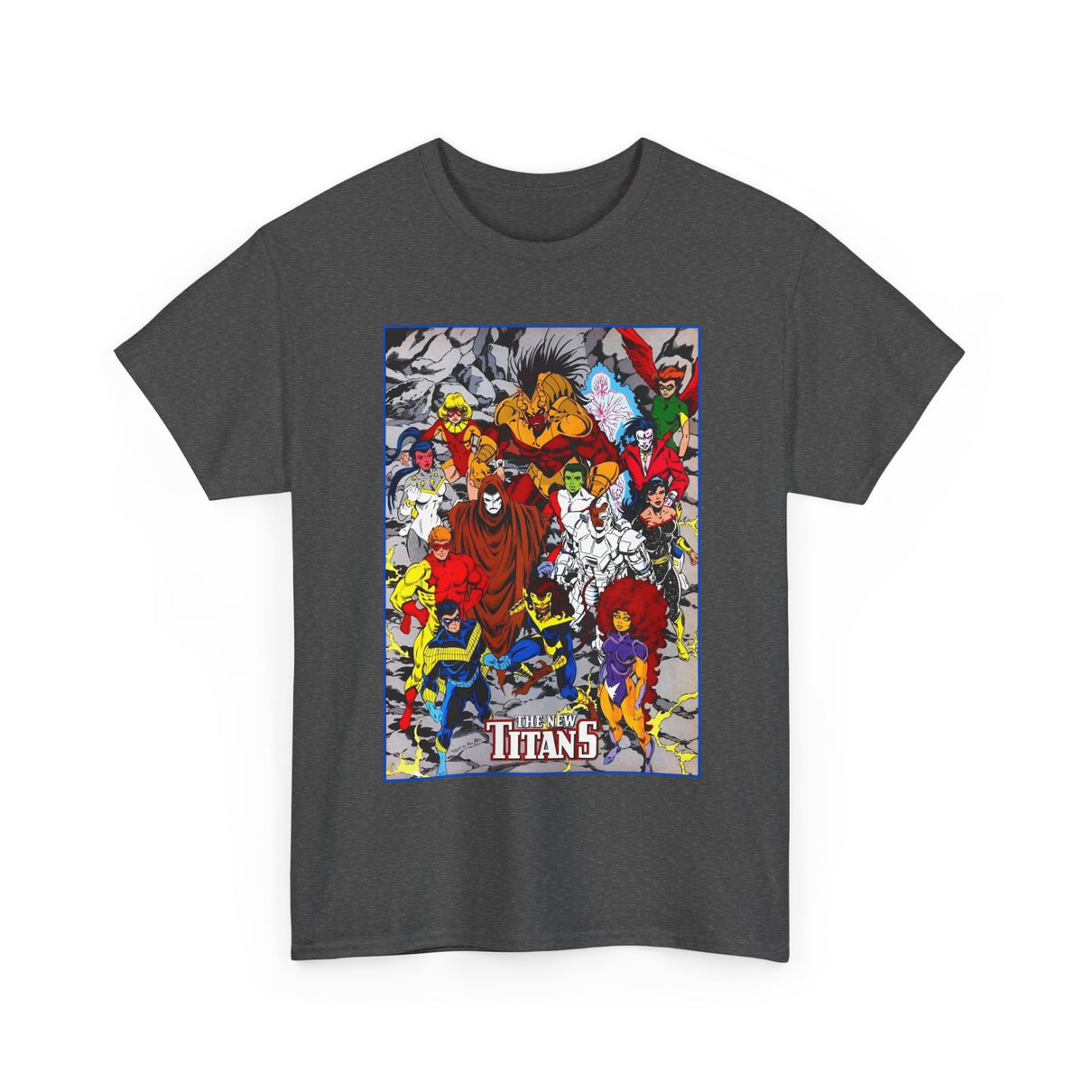 New Titans T-Shirt - Tom Grummett Art - Nightwing, Pantha, Phantasm, Wildebeest, Red Star, Troia - DC Comics
