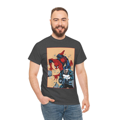 Spider-Man & Punisher T-Shirt - Jim Lee Art - Marvel Comics