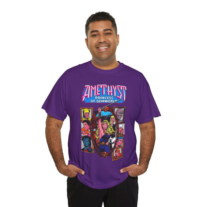 Amethyst Princess of Gemworld T-Shirt - Ernie Colon Art - Sardonyx, Dark Opal, Granch, Citrina - DC Comics