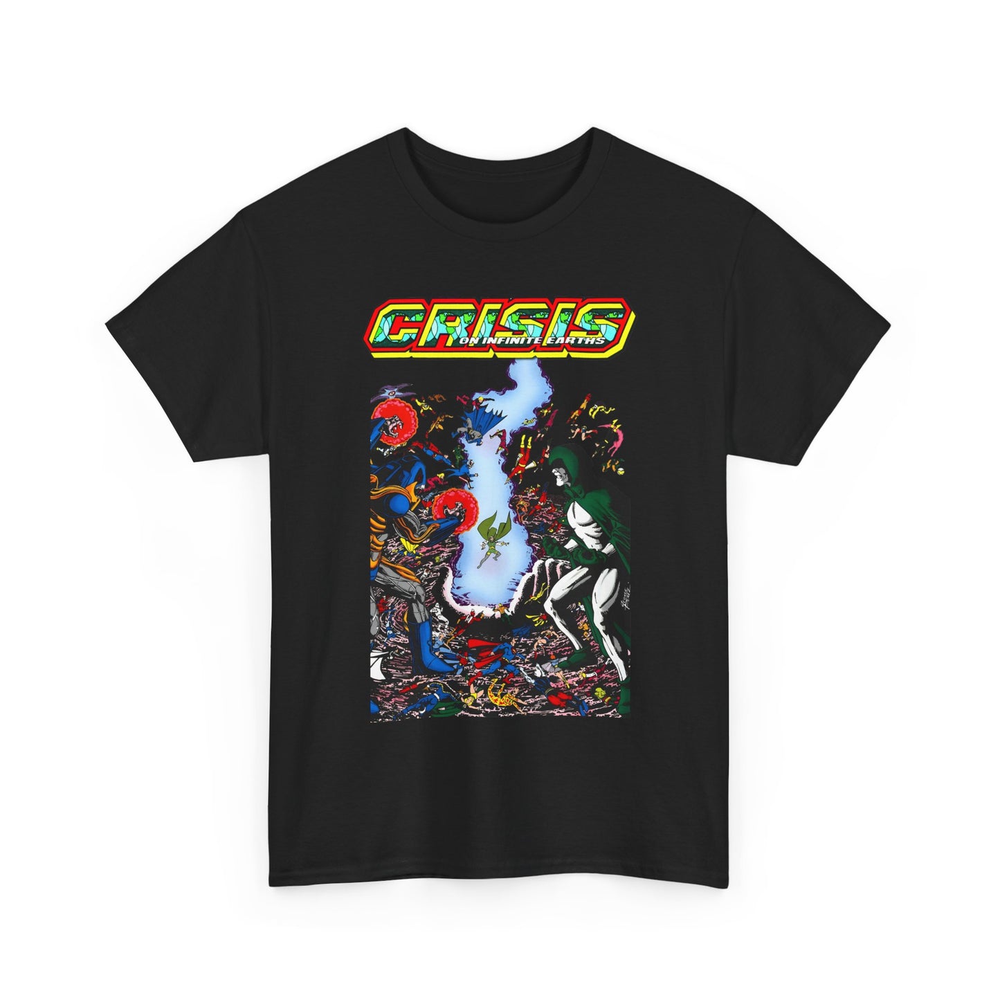 Crisis on Infinite Earths T-Shirt - George Perez Art - #10 Cover - Spectre Vs Anti-Monitor - DC Comics