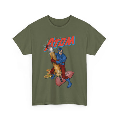 Atom T-Shirt - John Byrne Art - Ray Palmer, Justice League Member - Professor at Ivy University - DC Comics