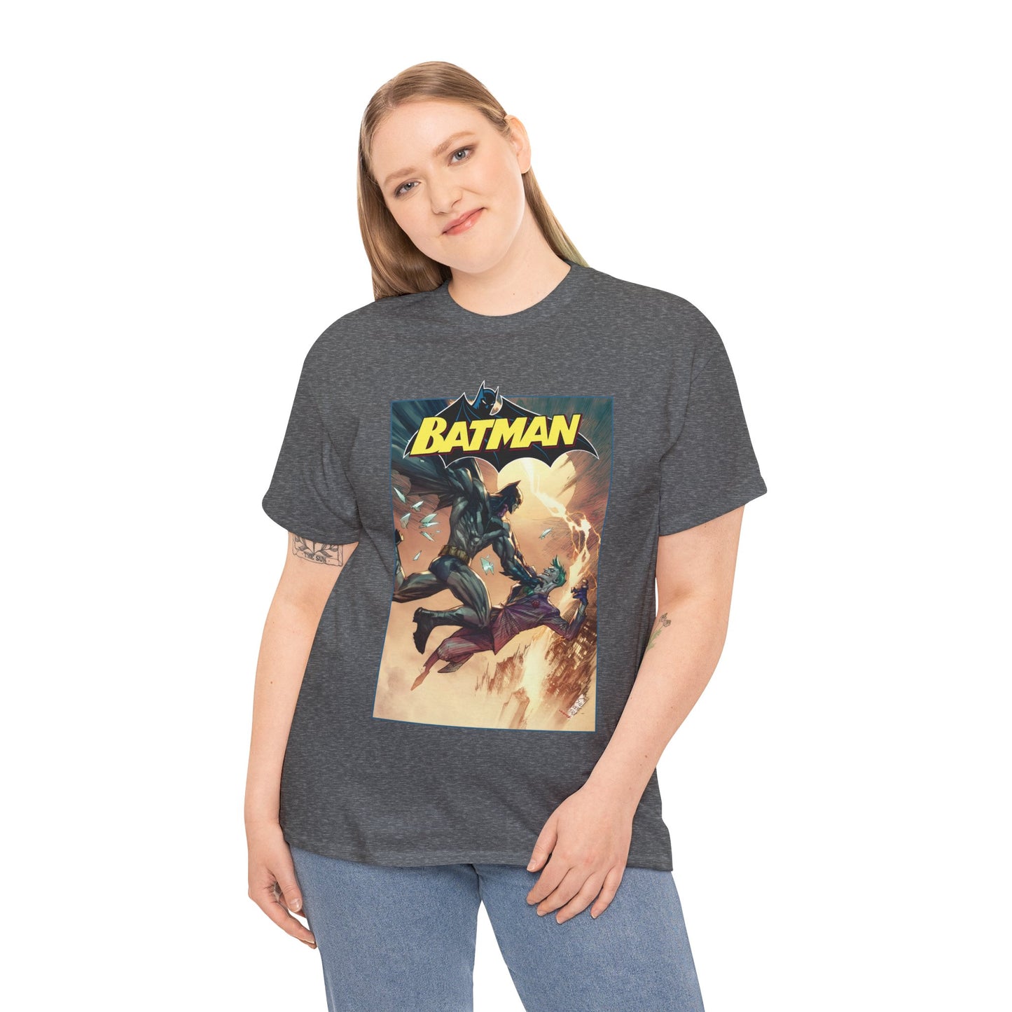 Batman Vs Joker T-Shirt - Marc Silvestri Art - DC Comics