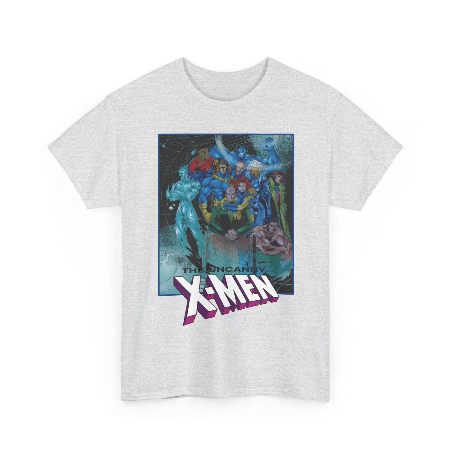 Uncanny X-Men T-Shirt - Joe Madureira Art - #337 Cover Art - Cyclops, Gambit, Wolverine, Storm, Iceman, Professor X - Marvel Comics