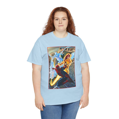 Spider-Man & His Amazing Friends T-Shirt - Firestar, Iceman - Marvel Comics
