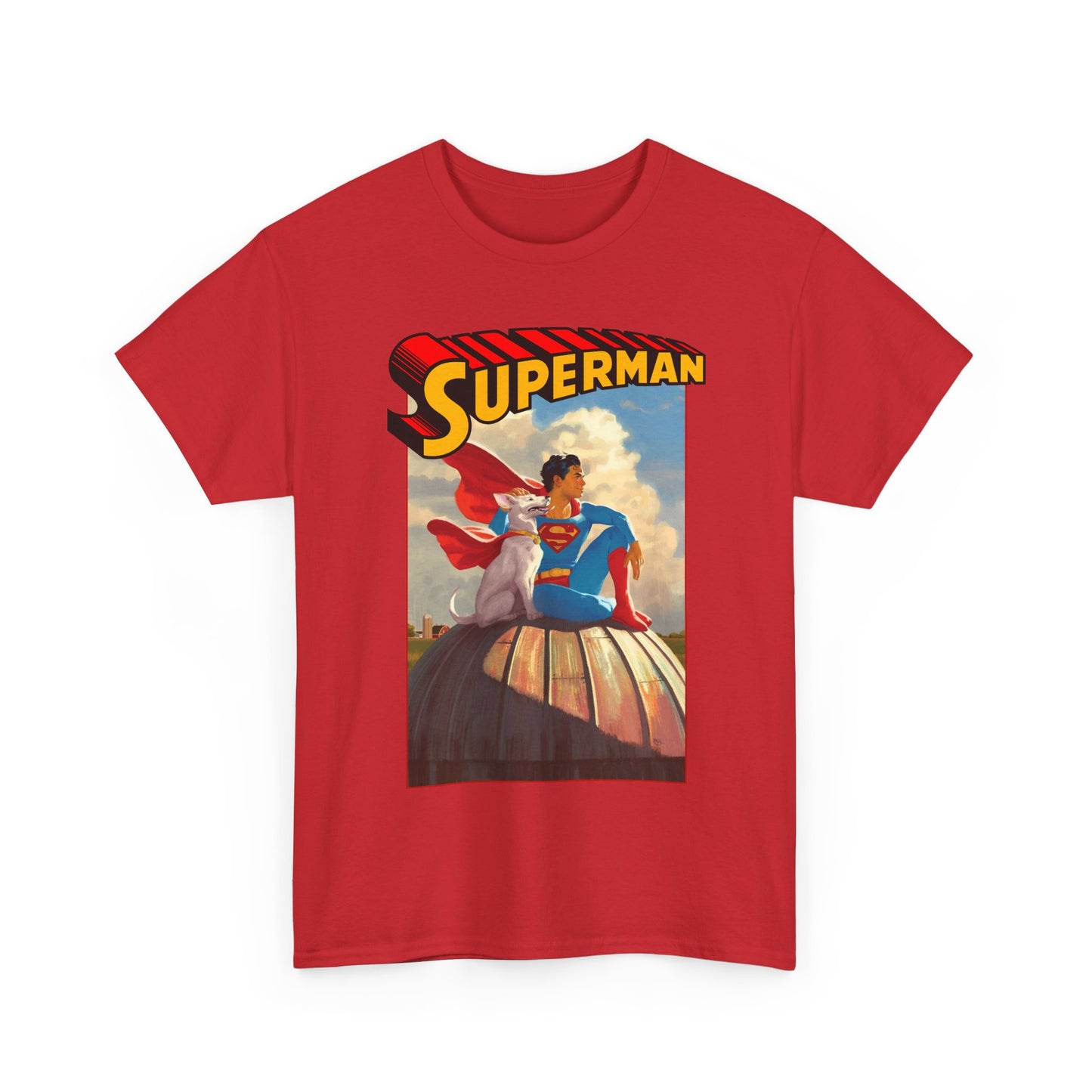 Superman & Krypto T-Shirt - 2025 Movie - Superdog from Krypton - Man of Steel, Smallville - DC Comics