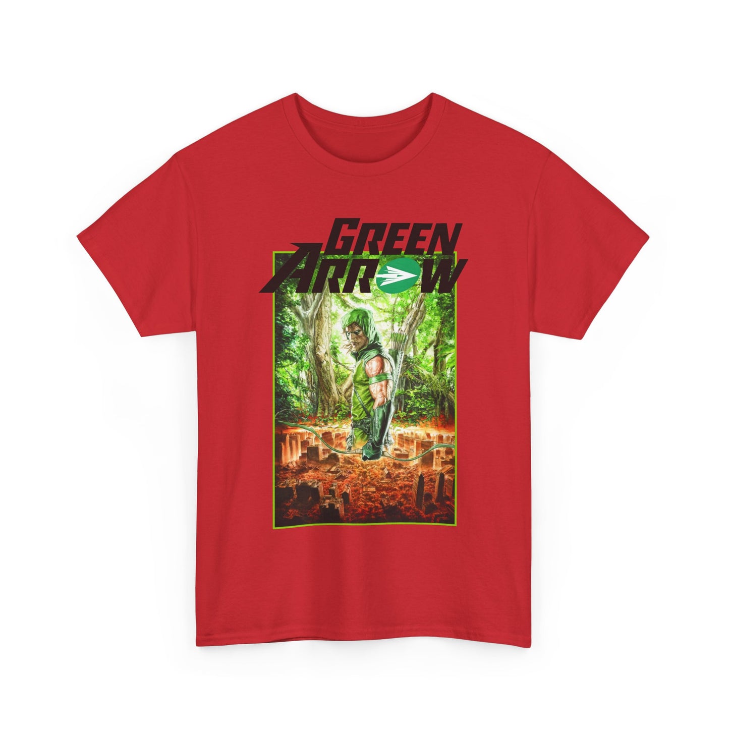 Green Arrow T-Shirt - Mauro Cascioli Art - Brightest Night Cover - Emerald Archer - DC Comics