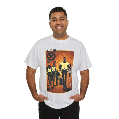 New X-Men T-Shirt - Frank Quitely Art - Wolverine, Cyclops, Jean Grey, Beast, Professor X - Marvel Comics - Grant Morrison Run