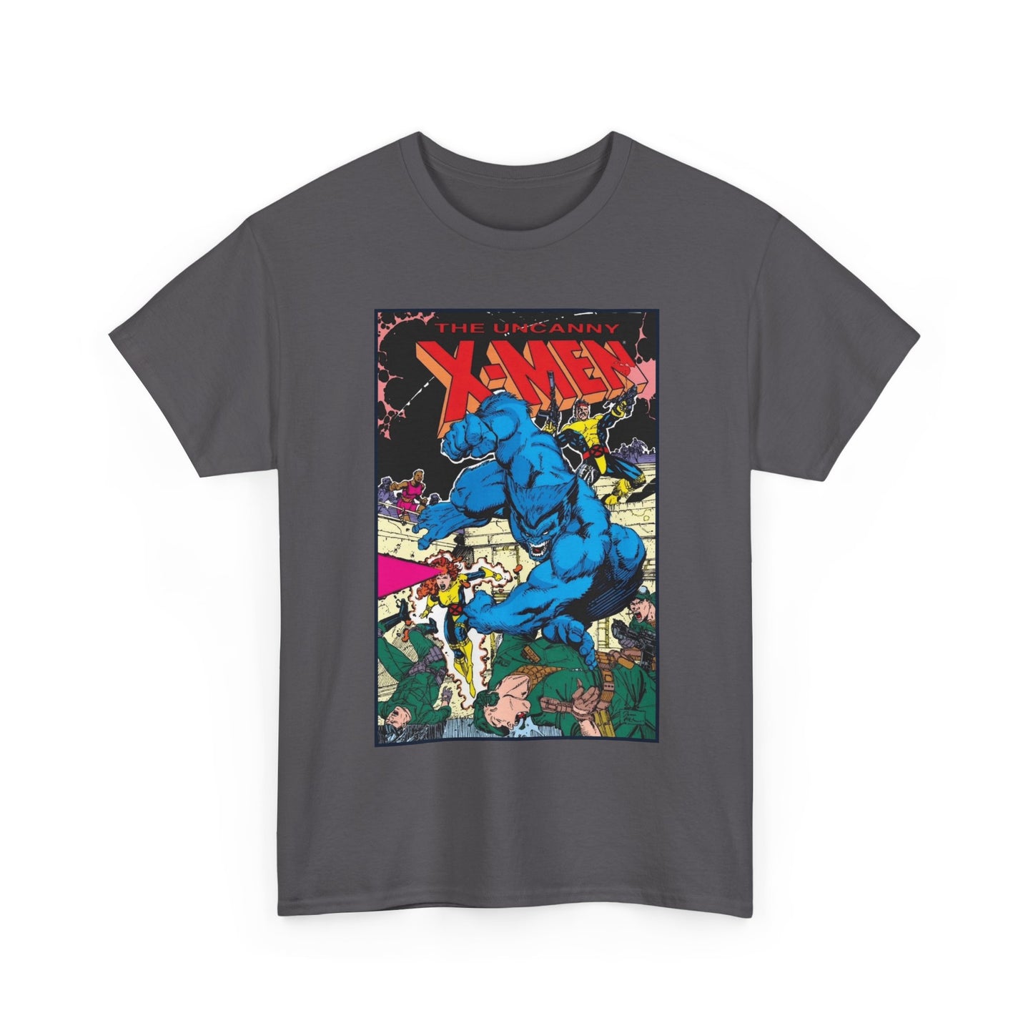 Uncanny X-Men T-Shirt - Jim Lee Art - Beast, Forge - Marvel Comics