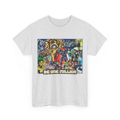 DC One Million T-Shirt - Phil Jimenez Art - Future Versions of Superman, Batman, Wonder Woman, Green Lantern, Flash - DC Comics