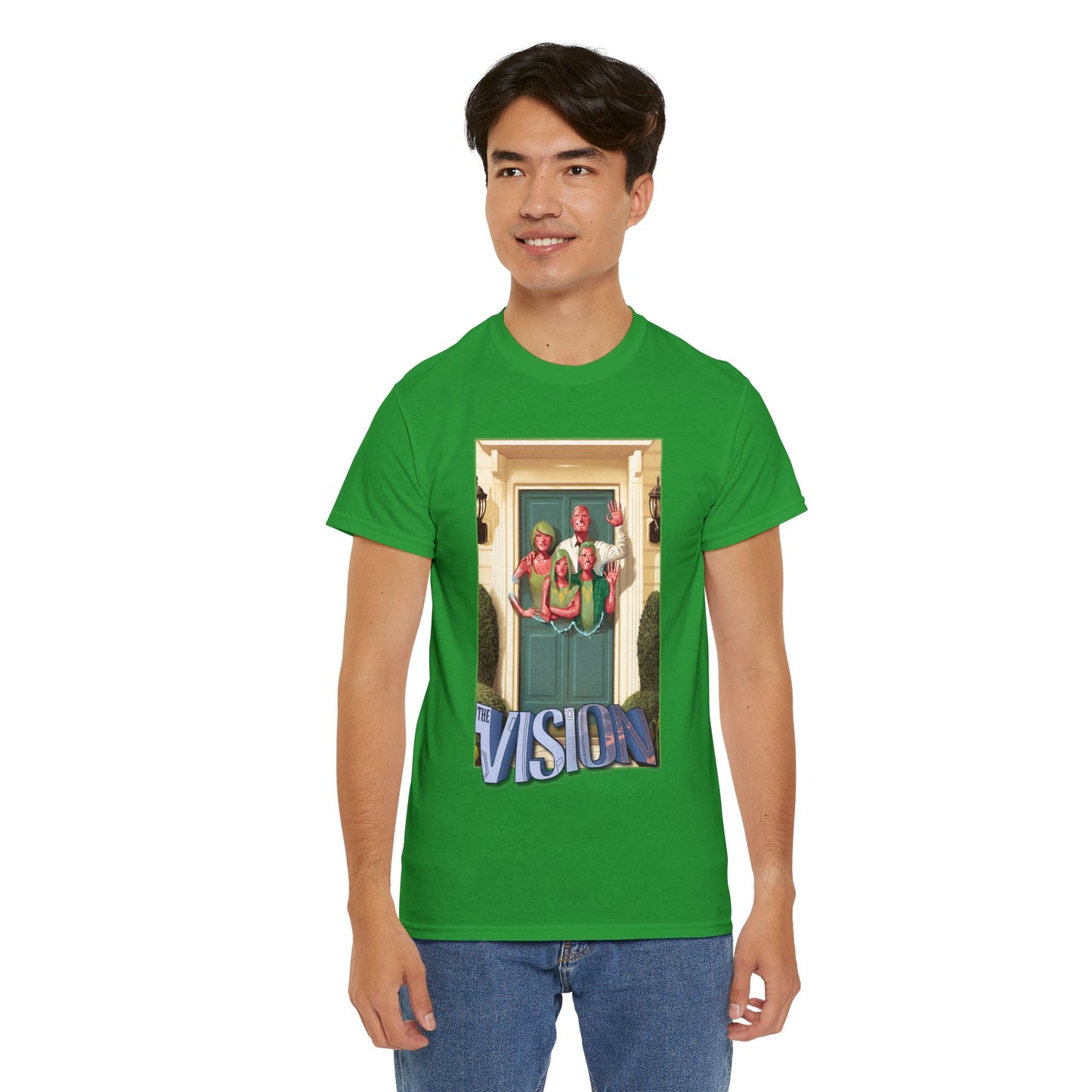 Vision T-Shirt - Mike Del Mundo Art - Avengers Member - The Visions Family - Tom King Story - Future MCU Series - Marvel Comics