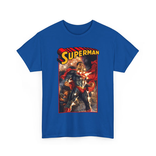 Superman T-Shirt - Lee Bermejo Art - Action Comics Variant Cover - Man of Steel, Metropolis - DC Comics