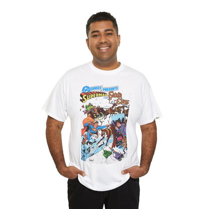 Superman & Santa Claus T-Shirt - José Luis García-López Art - DC Comics Presents #67 - Vs. Toyman