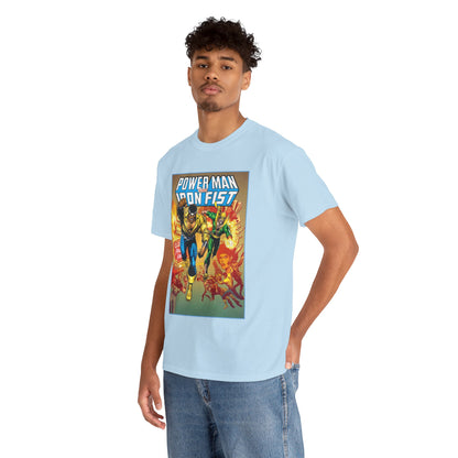 Power Man & Iron Fist T-Shirt - Luke Cage & Danny Rand - Popular Marvel Comics 1970s Series - Heroes for Hire - Great Retro Art