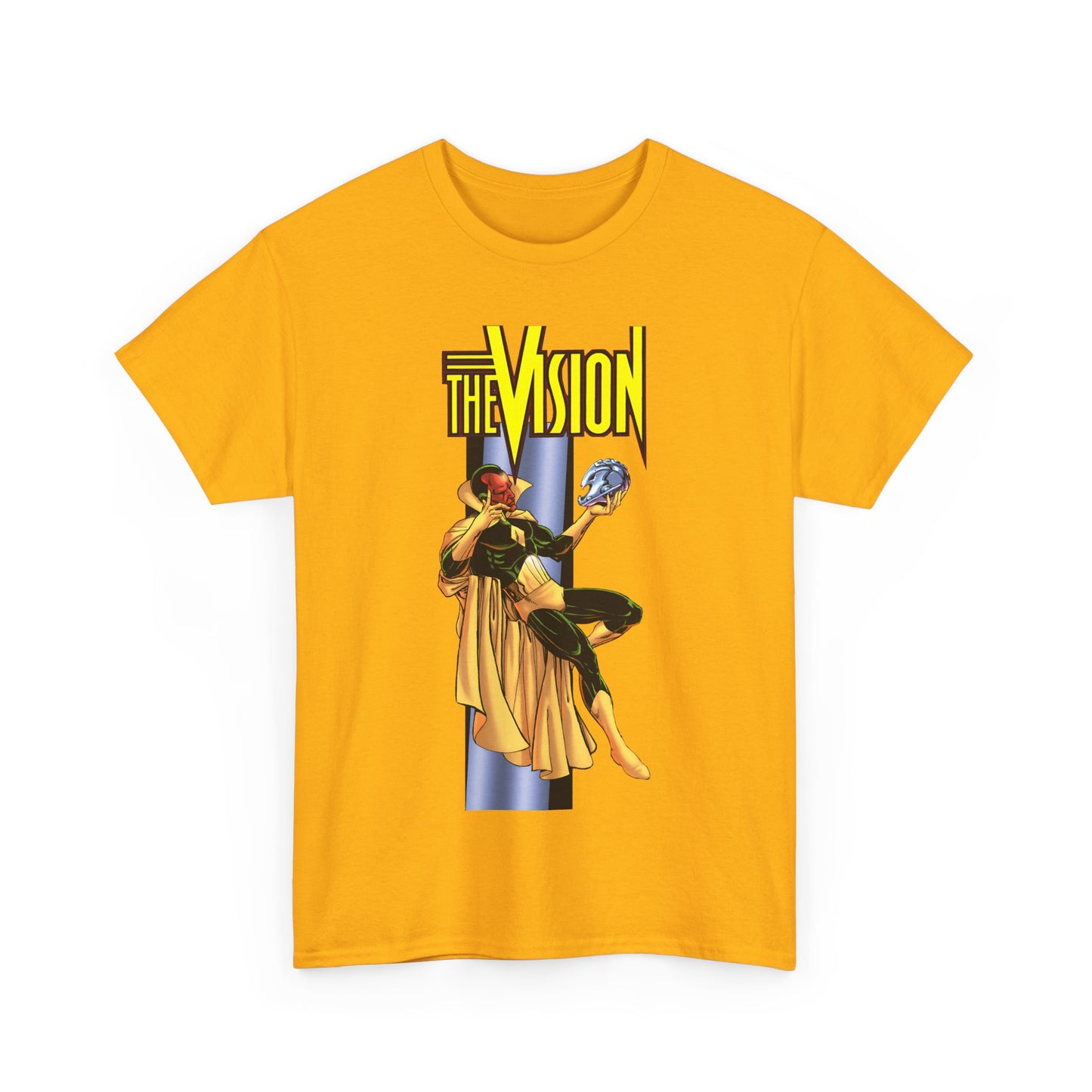 Vision T-Shirt - George Perez Art - Built by Ultron - Avengers Member - Marvel Comics