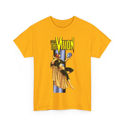 Vision T-Shirt - George Perez Art - Built by Ultron - Avengers Member - Marvel Comics