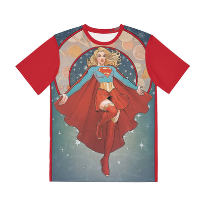 Supergirl Polyester Tee (All-Over Print) - Bilquis Evely Art - 2026 Movie with Milly Alcock - DC Comics