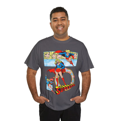 Supergirl T-Shirt - Krypton, Superman, Kara, Kandor - DC Comics - 1980s Art - Style Guide - Superman's Cousin