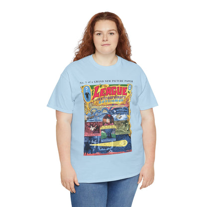 League of Extraordinary Gentlemen T-Shirt - Kevin O'Neill Art - Mina Murray, Captain Nemo, Allan Quatermain, Dr. Jekyll, & The Invisible Man - Alan Moore Story - DC Comics