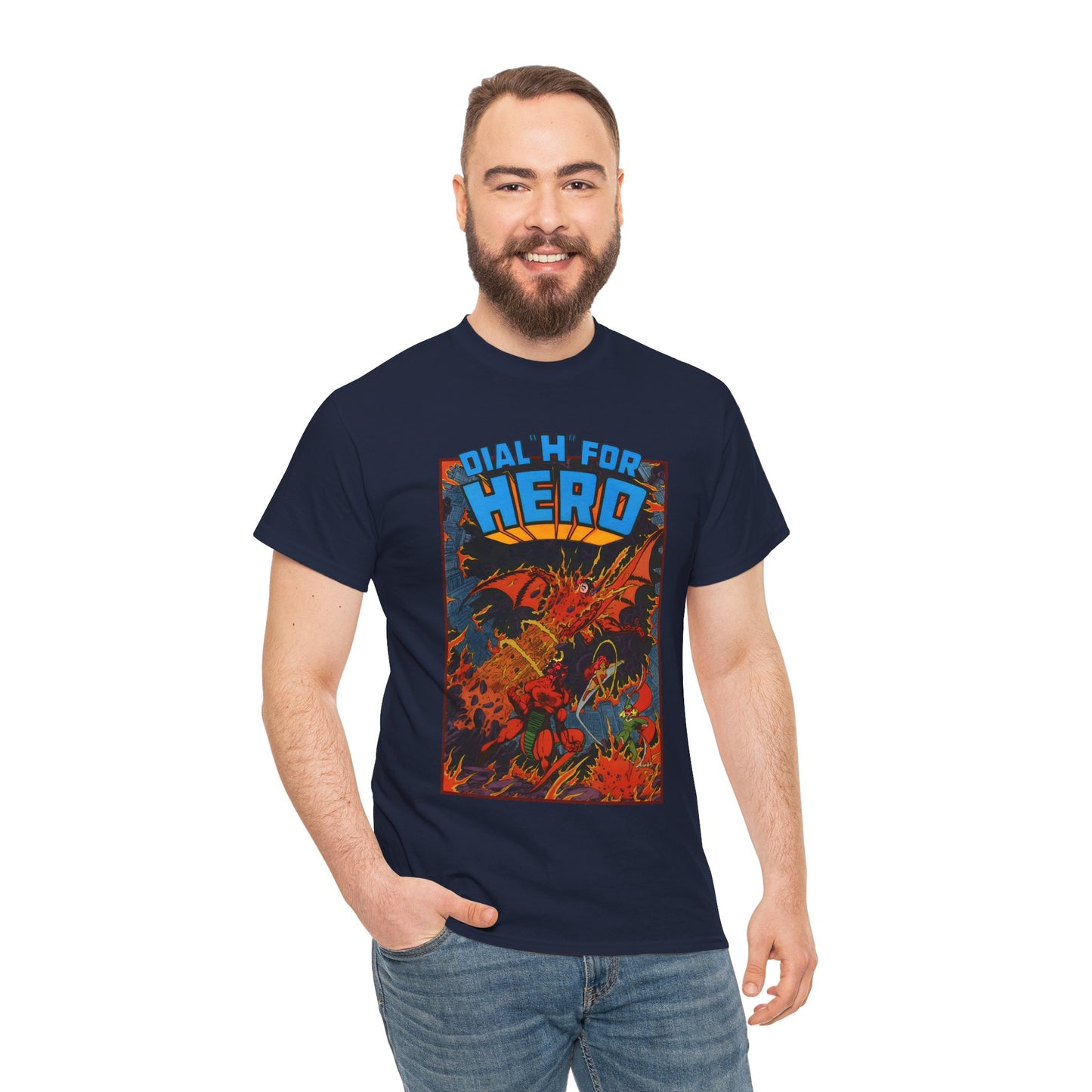 Dial "H" For Hero T-Shirt - George Perez Art - Adventure Comics Series - DC Comics