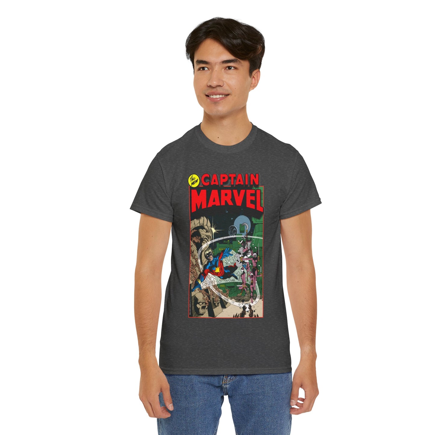 Captain Marvel T-Shirt - Frank Miller Art - Spotlight #8 Cover Art - Marvel Comics