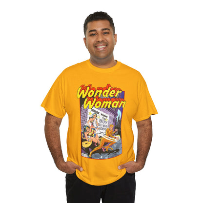 Wonder Woman T-Shirt - José Luis García-López Art - Vs The Cheetah - Classic Bronze Age Art - DC Comics