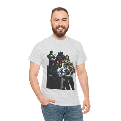 JLA T-Shirt - Howard Porter Art - Superman, Batman, Wonder Woman, Flash - DC Comics
