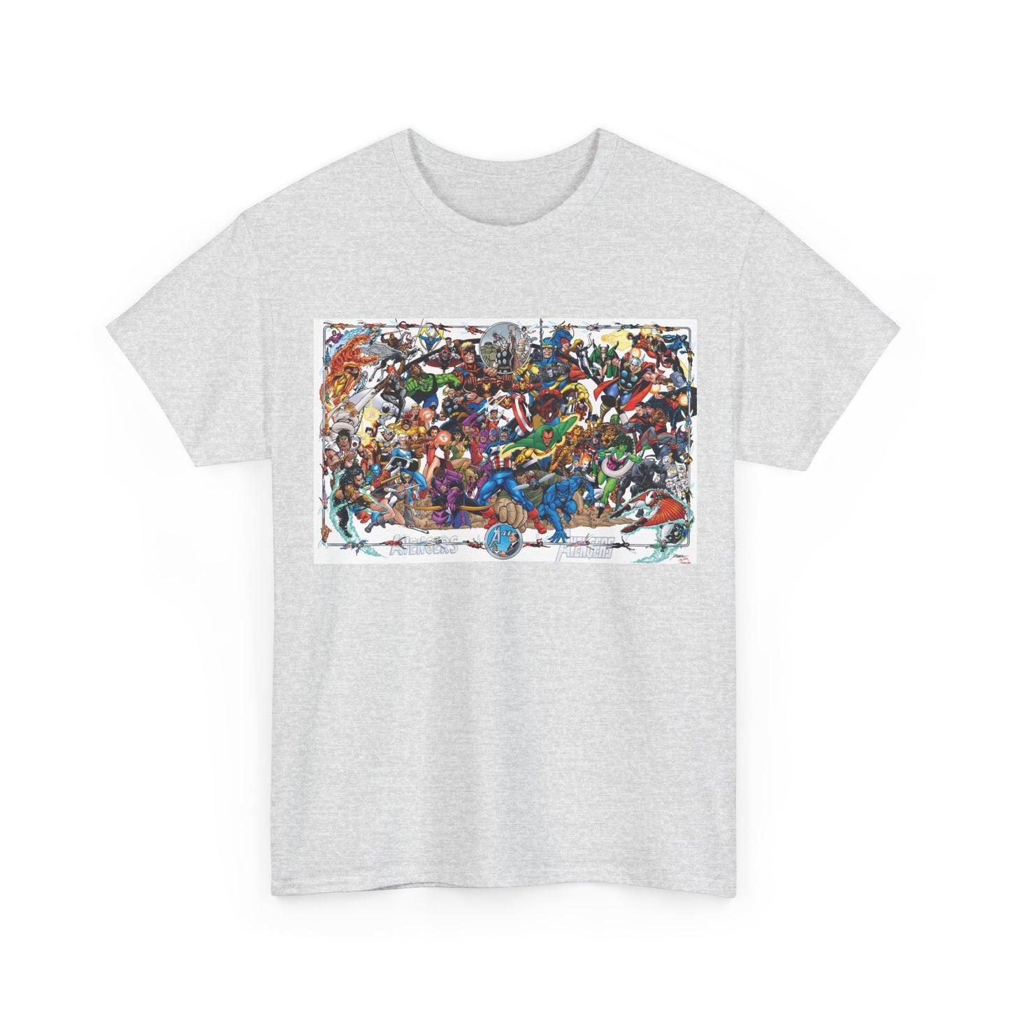 Avengers T-Shirt - George Perez Art - Poster Art of Basically Every Avenger - Marvel Comics