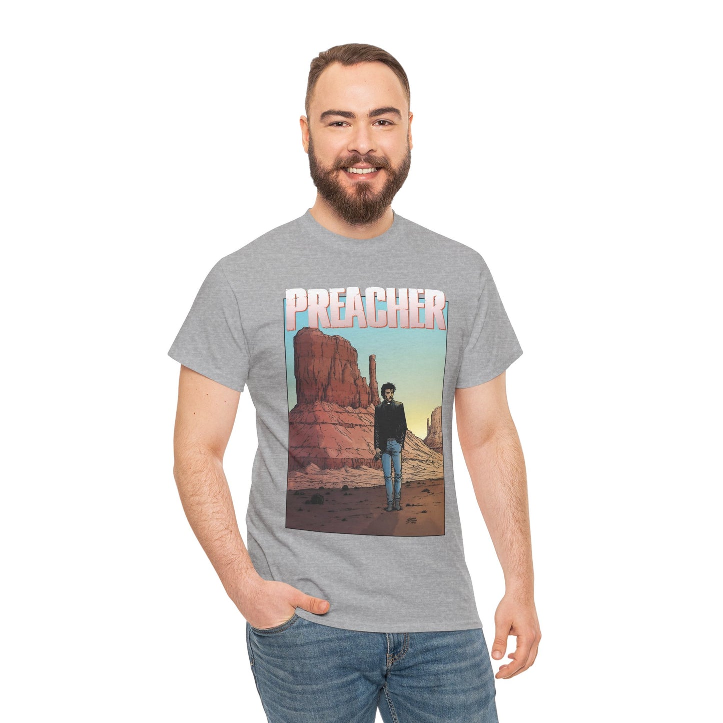 Preacher T-Shirt - Glenn Fabry Art - DC/Vertigo Comics