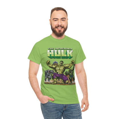 Incredible Hulk T-Shirt - Classic John Byrne Art - Rhino, Abomination - Marvel Comics - Bruce Banner
