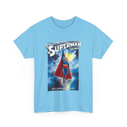 Superman The Movie T-Shirt - DC Comics - Man of Steel - Christopher Reeve 1978